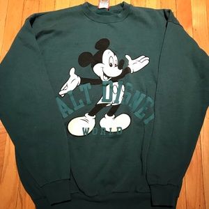 Mickey Mouse Disney world crew neck
